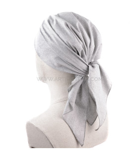Pañuelo Ajustable "cisne" - turbante - turbante - turbante - turbante - goma - goma - goma - goma - goma - goma - algodón - algodón
