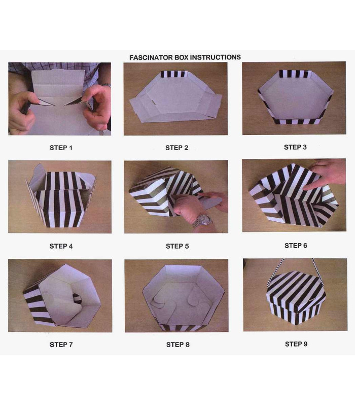 HATBOX STRIPES 30 X 21 cm