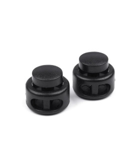 Prisioneros Para Cordones 13 X 15 Mm Preto - plástico