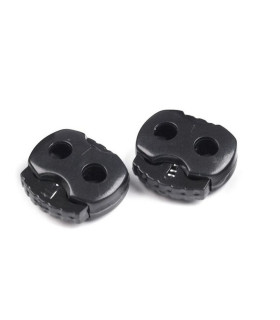 Prisioneros Para Cordones 15 X 15 Mm Preto - plástico