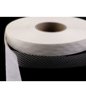 Cinta De Tela Termo Fusible 20 Mm Blanco - telas para