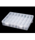 Plastic Bead Storage Box 14x20x4 cm