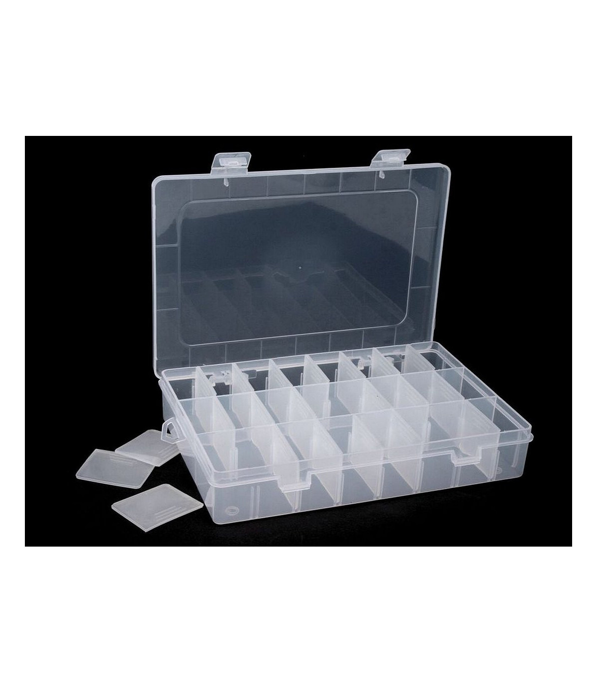 Caja organizadora 14 x 20 x 4 cm - Cajas Organizadoras - Materiales para  tocados, Plumas, Flecos de plumas, Telas de seda y mas.