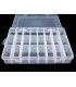 Plastic Bead Storage Box 14x20x4 cm