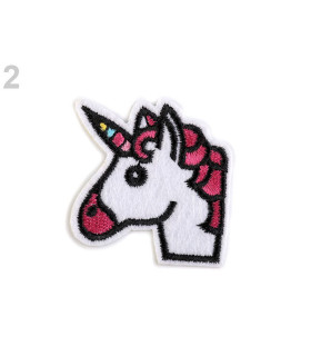Parche Termoadhesivo De Unicornio 1ª Calidad De Rosa - tela para ropa