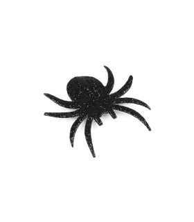 Parche Termoadhesivo / Spider 1,8 X 1,8 Cm Negro - tela para ropa
