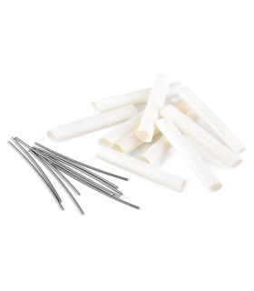 Conector De Plástico 9 Mm X 10 Uds Blanco