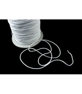 Latex / polyester elastic cord 3 mm