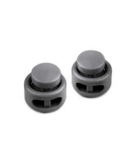 Prisioneros Para Cordones 13 X 15 Mm Cinza - plástico