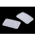 Rectangular shaped Velcro 15 x 25 mm