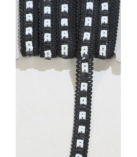 SQUARE SEQUINS RIBBON BIAS