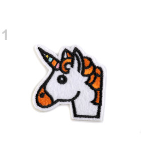 Parche Termoadhesivo De Unicornio 1ª Calidad Iaranja - tela para ropa