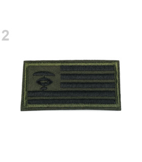 EMBROIDERED THERMO-ADHESIVE APLICATION "ARMY FLAG"