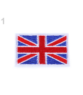 MIX EMBROIDERED THERMO-ADHESIVE FLAG APLICATION