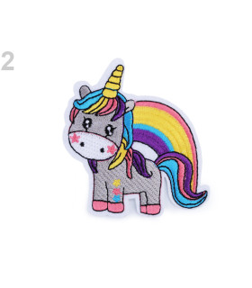 Mix De Aplicaciónes Unicornio Termoadhesivas Bordadas Topo - tela para ropa