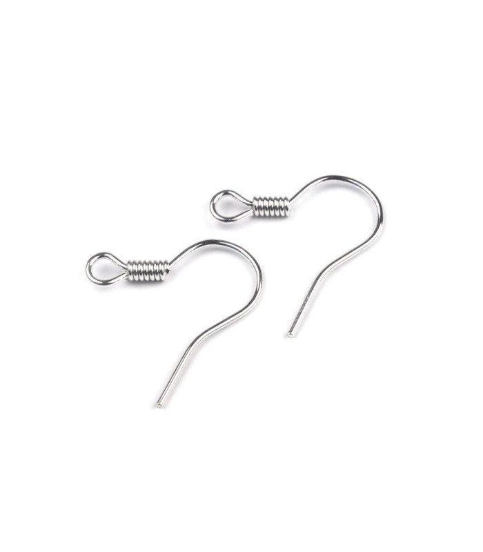 DIY French Hook Ear Wires 15 mm with spring