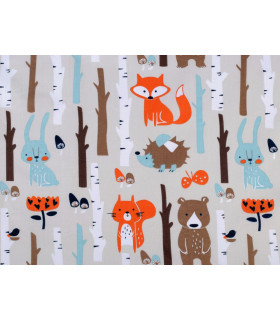 Tela De Algodón 100% Con Motivos Infantiles 1,60 X 1 M Topo - telas para
