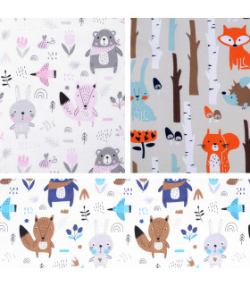 Cotton Fabric with Children's Theme