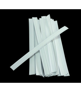 Double wire in strips 7.8 mm x 10 cm plastic-lined