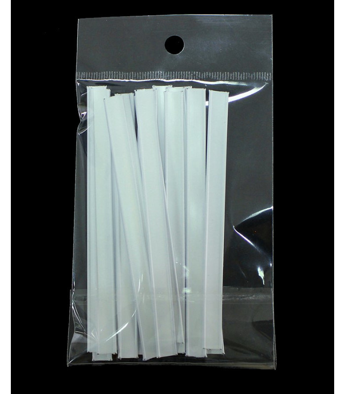 Double wire in strips 7.8 mm x 10 cm plastic-lined
