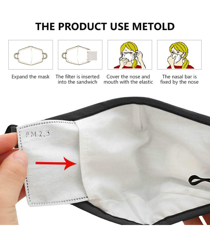 Filtro de protecção de carbono activo PM2,5