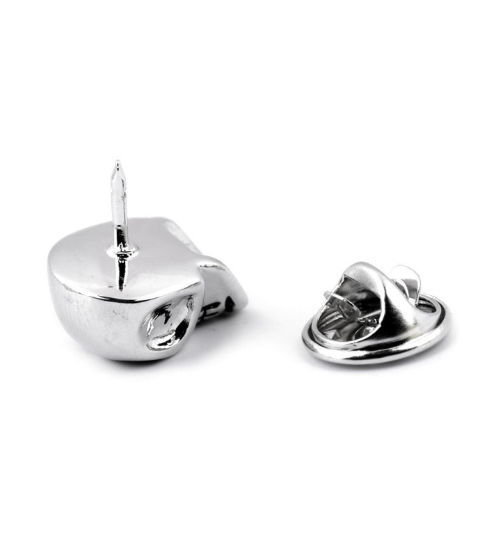 Pin decorativo 3D Calavera/Notas Musicales
