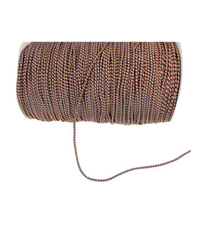 Cordão Elástico De Látex / Poliéster 3 Mm Preto - pamelas