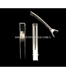 Pasador Para Prendido Sin Agujero 6 Cms. Plateado 6 Cms. - de color