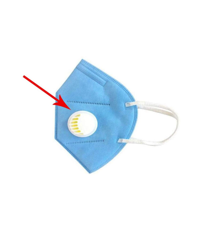 Breathing valve for face mask