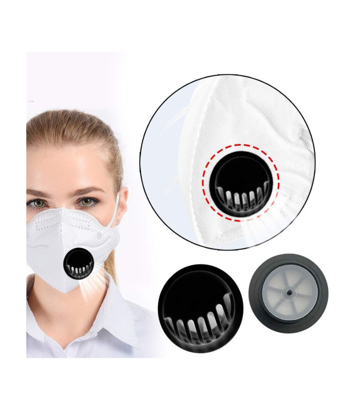 Breathing valve for face mask