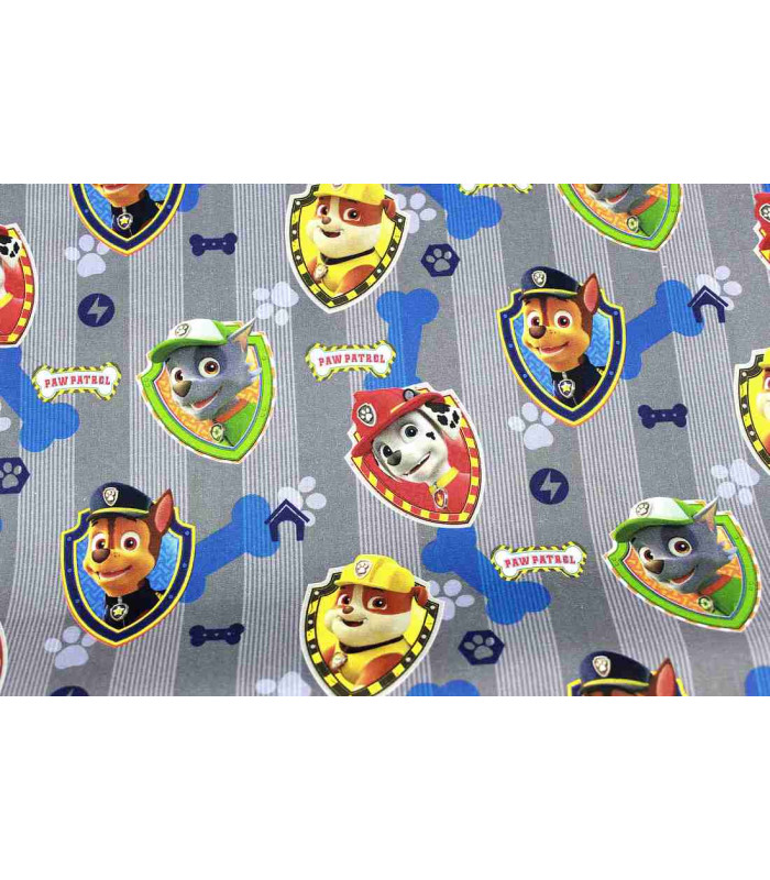Tejido estampado Patrulla canina