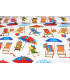 Summer print fabric