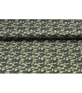Tecido Estampado Camuflaje 100% Algodão 50 Cm X 150 Cm Verde