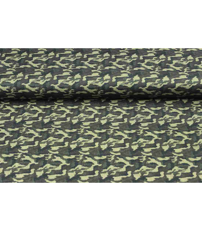 Tejido estampado CAMUFLAJE 100% algodón