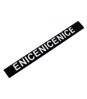 Fita Decorativa 17 Cm Branco/preto - sombreros