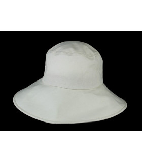 Sombrero Señora "artico" Marfil Claro - de algodón
