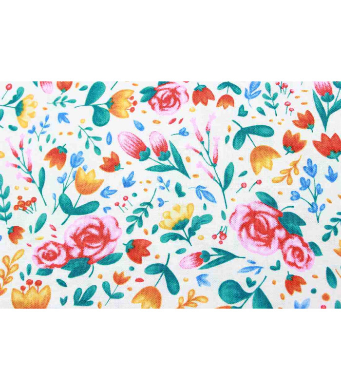Printed fabric "FROM THE FIELD" 100% cotton