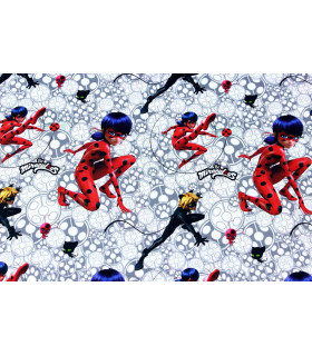Tejido Estampado Disney Ladybug - algodón - algodón - algodón - algodón - algodón - algodón