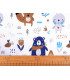 Cotton Fabric with Children's Theme