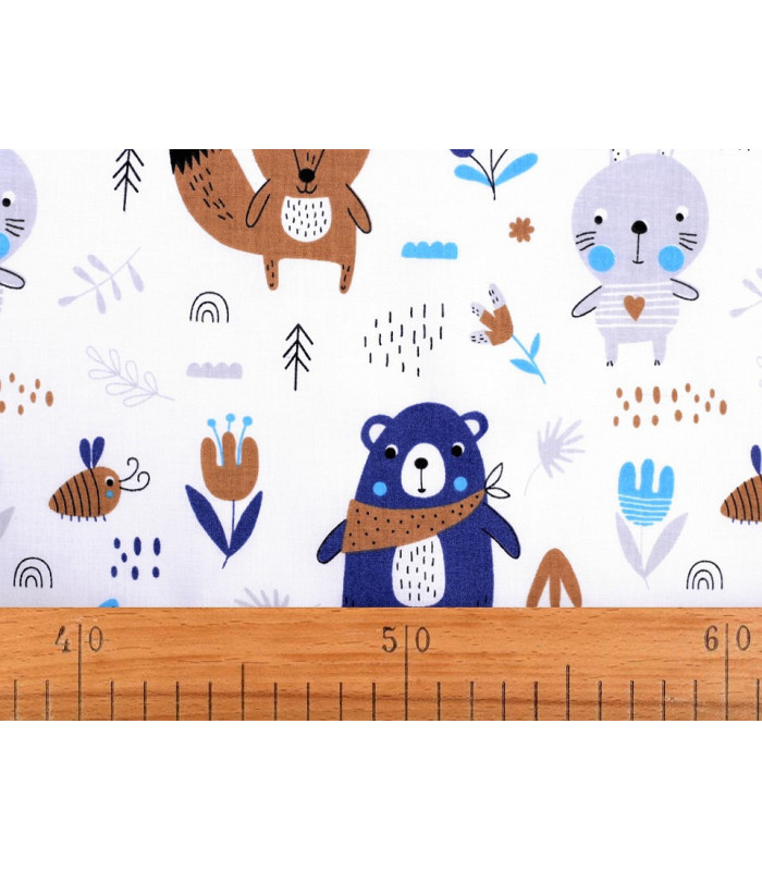 Cotton Fabric with Children's Theme