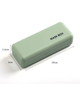Funda Para Mascarilla 40mm X 25mm X 100mm Verde Claro - bolso