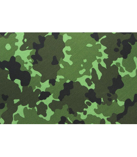 Tejido Hidrófugo /antibacteriano "army" 50 Cm X 150 Cm Verde Camuflaje