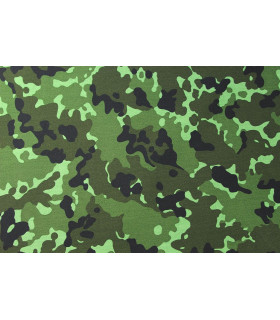 FABRIC WITH HYDROPHY FINISH AND ANTIBACTERIAL TREATMENT "ARMY" 50 cm x 150 cm