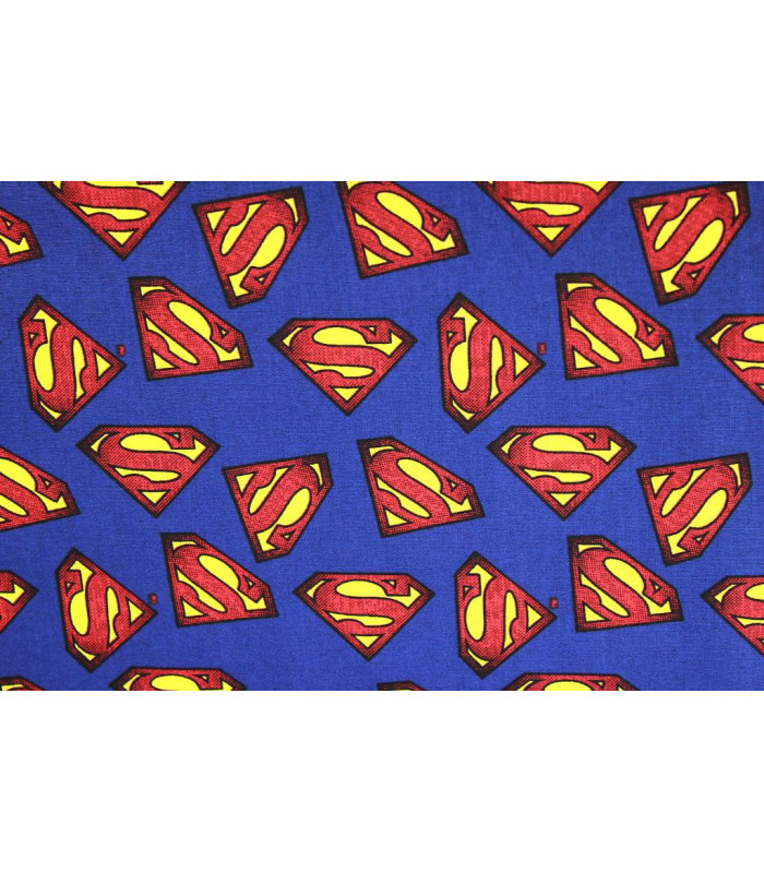 Tecido estampado "SUPERMAN" 100% algodão