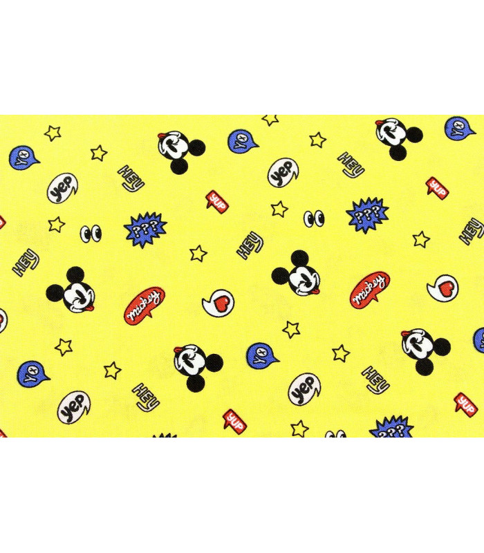 Tejido estampado "MICKEY THING" 100% algodón