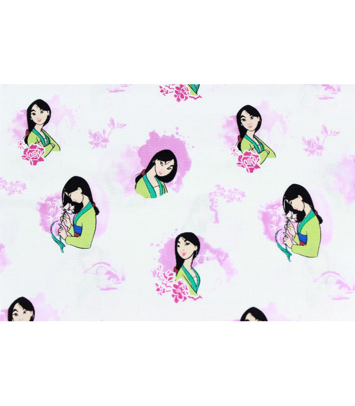 Tejido estampado "MULAN" 100% algodón