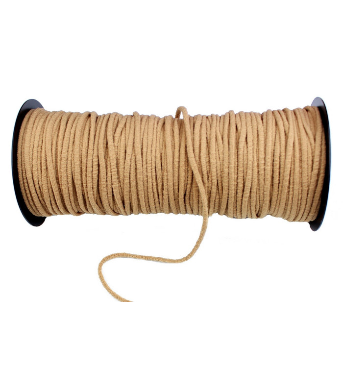 Cordón elástico suave de licra/poliester 3 mm