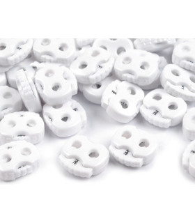 Prisioneros Para Cordones 15 X 15 Mm Branco - plástico