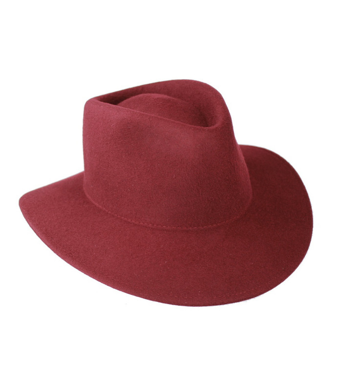 Lady's waterproof felt hat - Self-adjusting