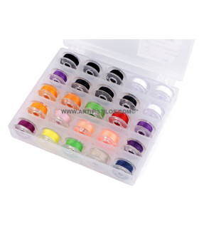Caja Bobinas De Hilo S/foto 2,7 X 10 X 12 Cm - colores para